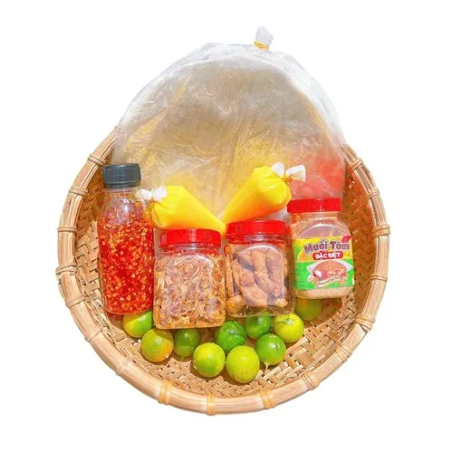 Bánh tráng mix 6 món - Đặc sản NAFARM chính hãng