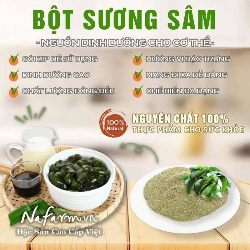 bot-suong-sam-thach-gang-say-lanh