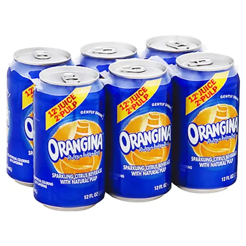 Nước ép cam Orangina 24 lonx330ml - Đặc sản NAFARM chính hãng